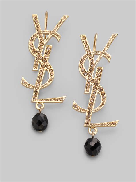 black ysl earrings|YSL earrings dupe.